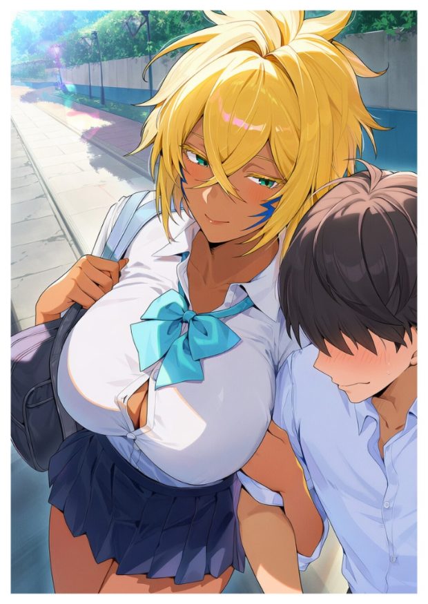 ボクの褐色彼女がいじめっ子にNTRれる話 001