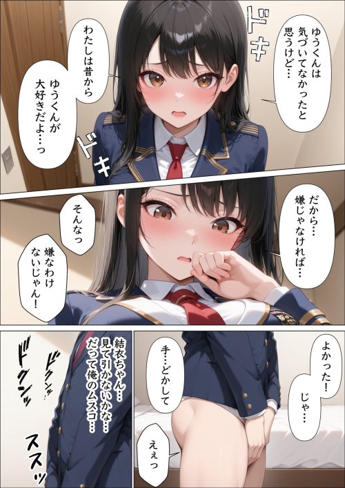 童貞陰キャが幼馴染の清楚系美女を何度も絶頂させたらセックスの虜になった話