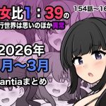 男女比1:39の平行世界は思いのほか異常（Fantia2026年1月〜3月まとめ）