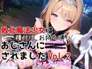 敗北魔法少女は種付けおじさんにお持ち帰りされました  vol.2  ルミナス・ヴァルセリア編