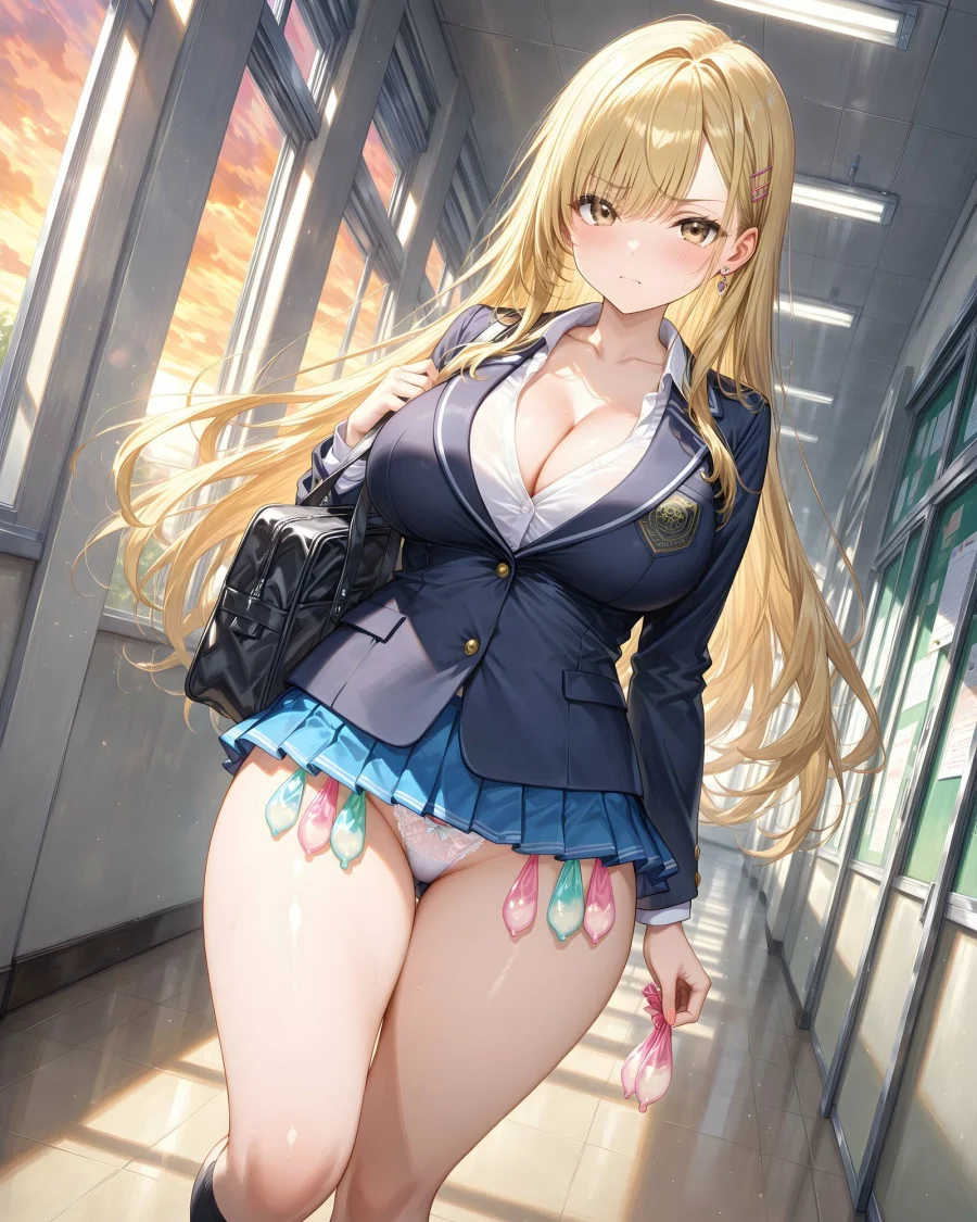 超ミニスカ学園 番外編〜パンツ丸見えJKのパンチラ観察したり、見抜きしたり、射精のお手伝いしてもらうイラスト集〜 画像10