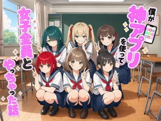 【漫画】僕が神アプリを使って女子全員とやっちゃった話【日替わりさん】