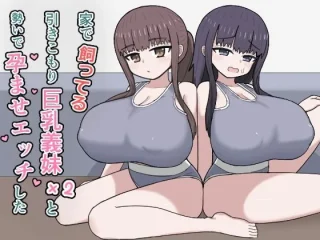 家で飼ってる引きこもり巨乳義妹×2と勢いで孕ませエッチした【にしかわ屋】