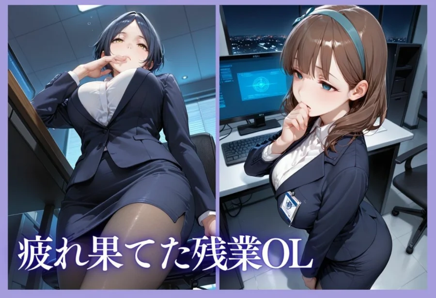 深夜残業OL 〜我慢の限界を迎えた同僚にオフィスで犯●れ、事後即2回戦中出しされるまでVol.4 画像4
