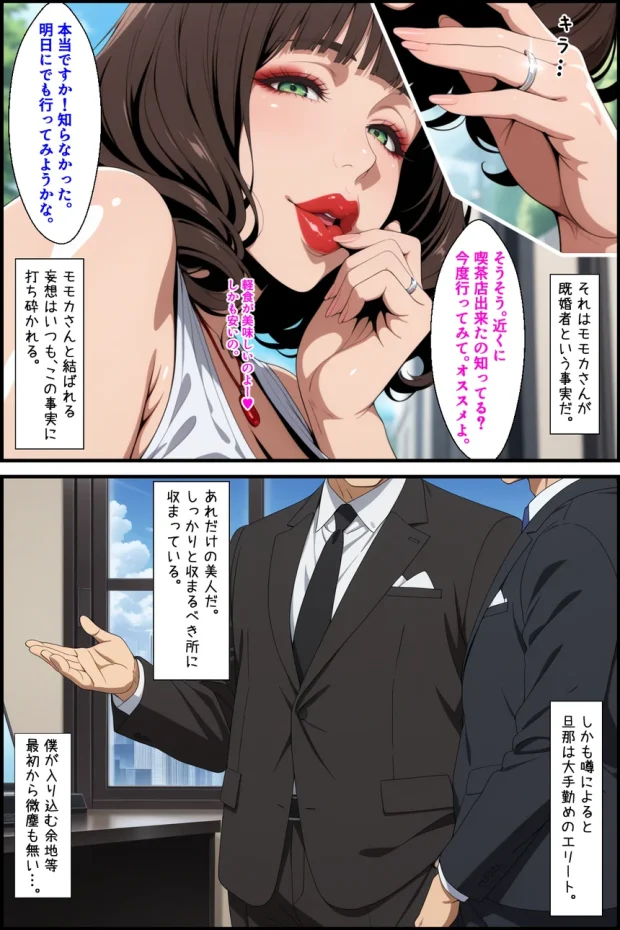 爆乳人妻サキュバス（38）もキッツい熟サキュバスも！淫紋堕ちさせてラブラブする話 002